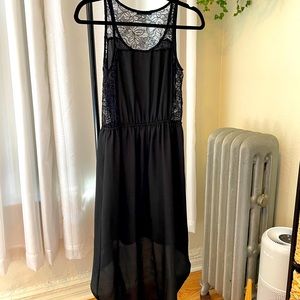High Low Boho Lace Detail Dress Size XS